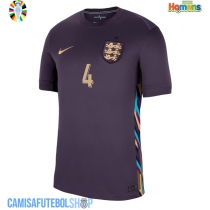 Camisa de time de futebol Inglaterra Declan Rice #4 Replicas 2º Equipamento Europeu 2024 Manga Curta